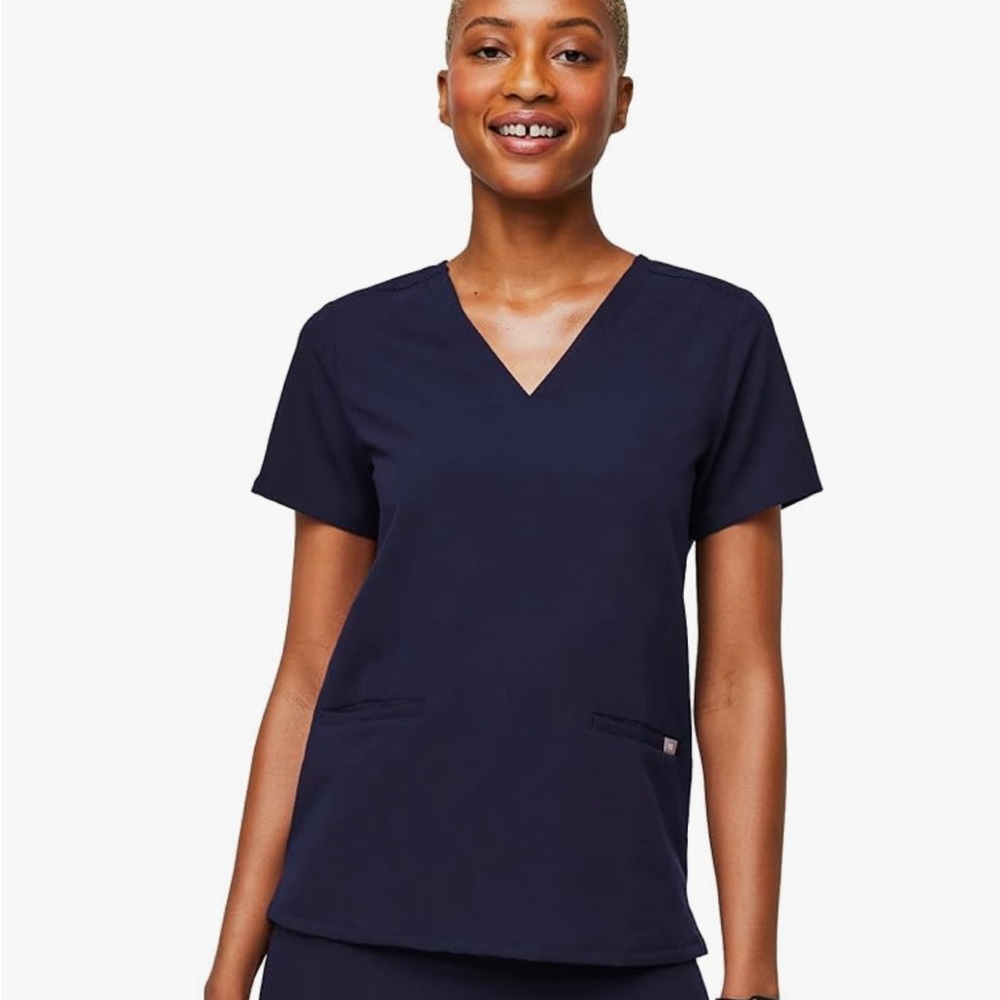 FIGS Scrub Top- Navy